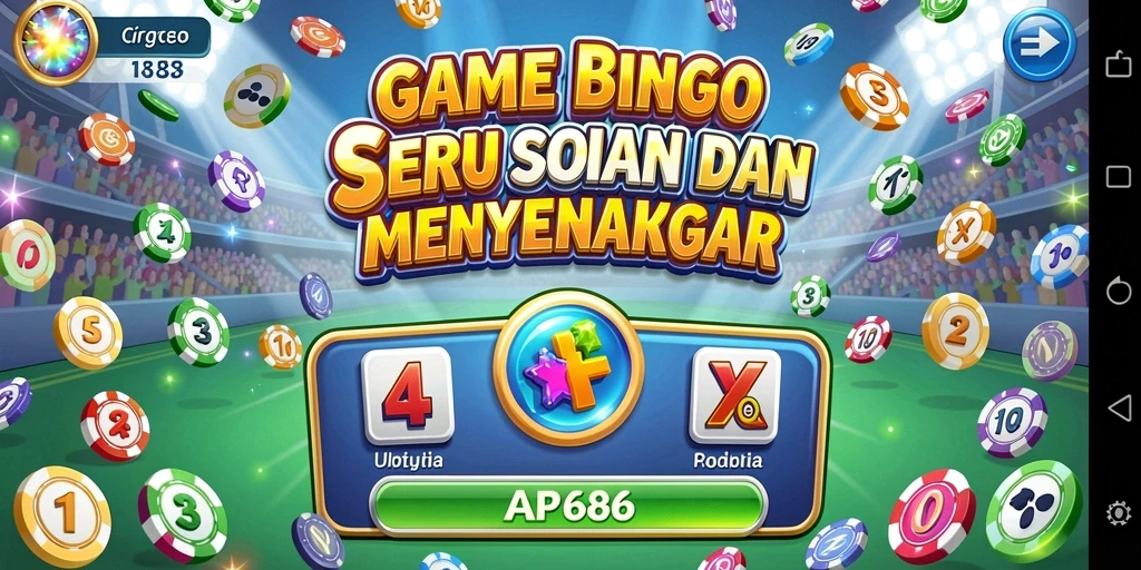 Tampilan screenshot AP686 menampilkan gameplay Bingo yang mendebarkan.