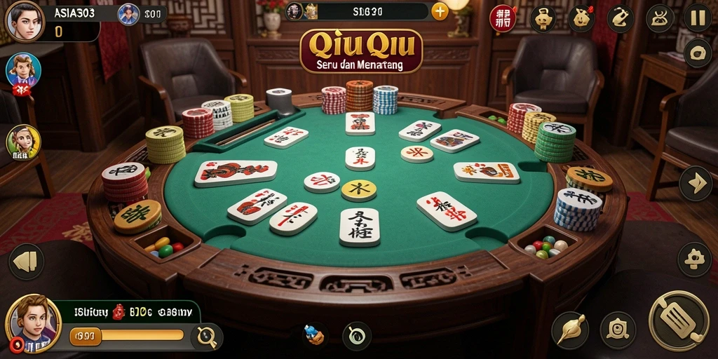 Tampilan screenshot permainan QiuQiu di ASIA303 yang seru.