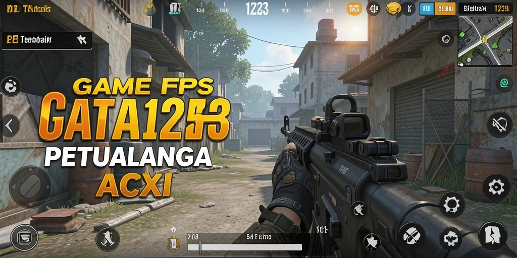 Tangkapan layar utama gameplay BATA123 yang penuh aksi di arena FPS.