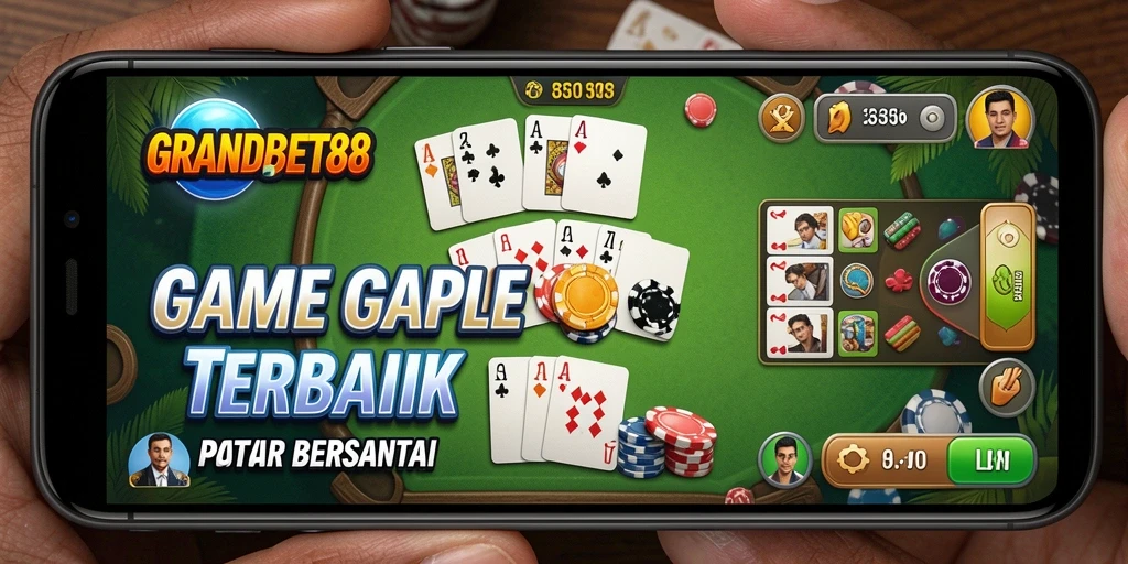 Tampilan gameplay Gaple yang seru dan interaktif.