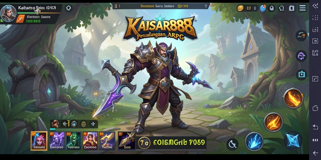 Tampilan gameplay menarik dalam petualangan ARPG yang mendebarkan.