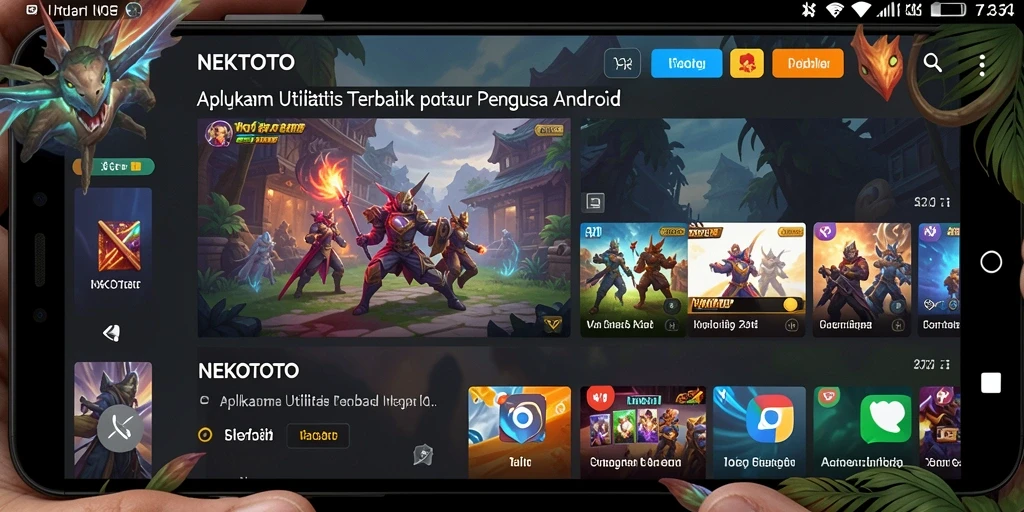 Tampilan antarmuka NEKOTOTO yang user-friendly dan fitur-fitur unggulannya.