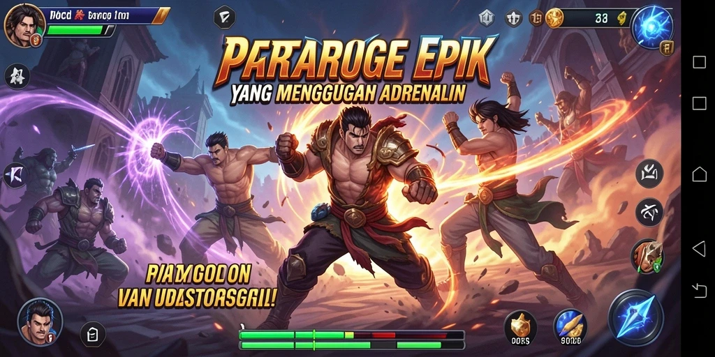 Gameplay seru dan menegangkan di PARISTOGEL dengan aksi Fighting yang mendebarkan.