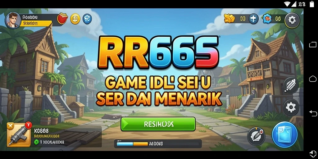 Tampilan gameplay seru dan menarik dari RR666.