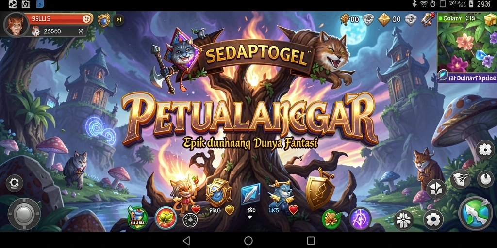 Screenshot gameplay SEDAPTOGEL yang penuh aksi dan petualangan.