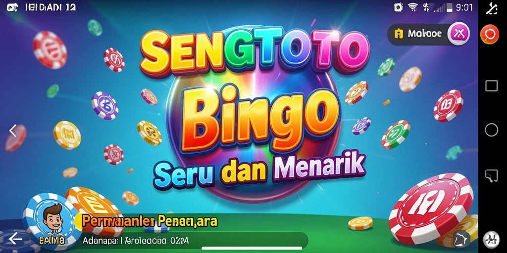 Tampilan gameplay SENGTOTO yang seru dalam permainan Bingo.