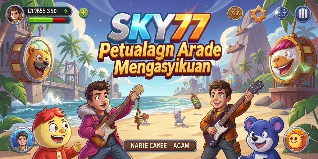 Screenshot gameplay SKY77 yang memukau dengan aksi Arcade yang seru.