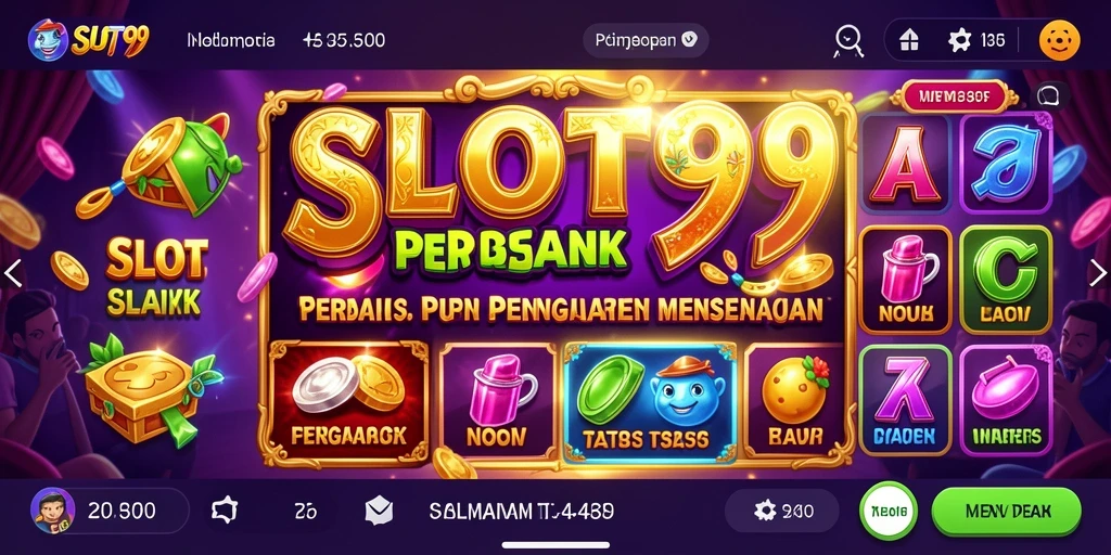 Tampilan gameplay SLOT99 yang menarik dan menyenangkan.