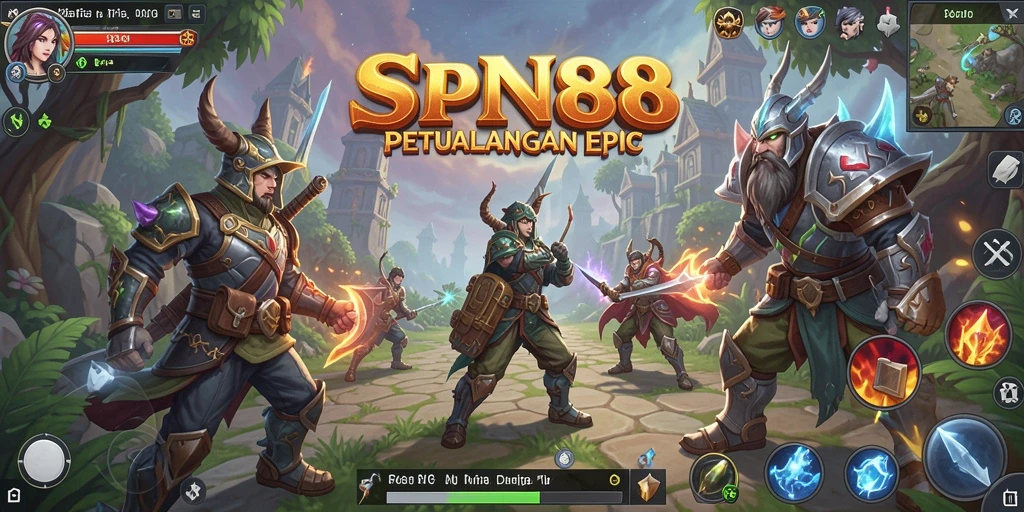 Tampilan menarik gameplay RPG SPN88 yang menegangkan.
